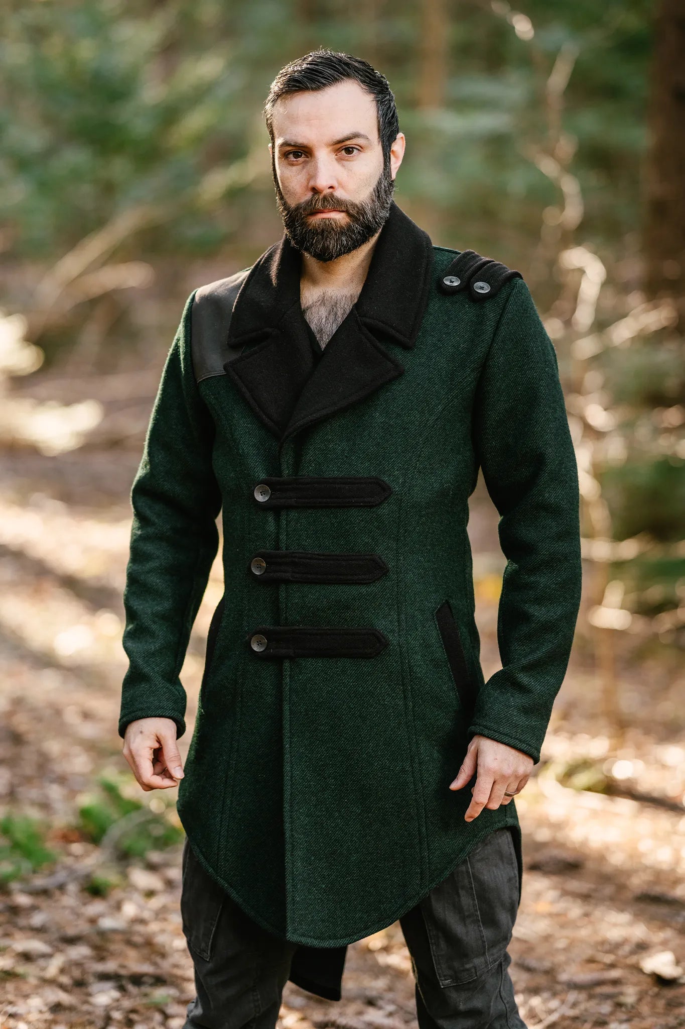 Mid length Coats Mens Volante Design